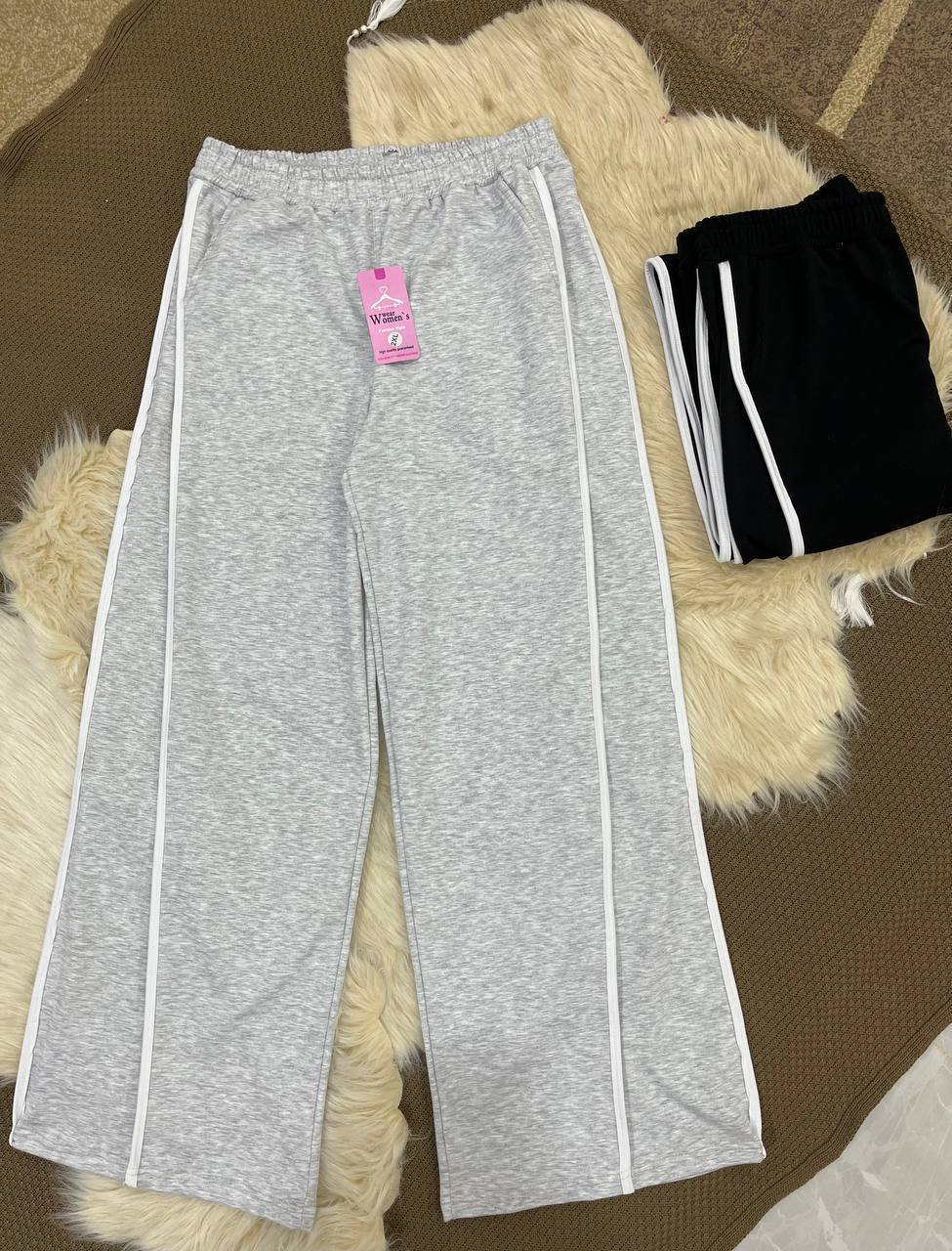 Wide Leg Track Pants
