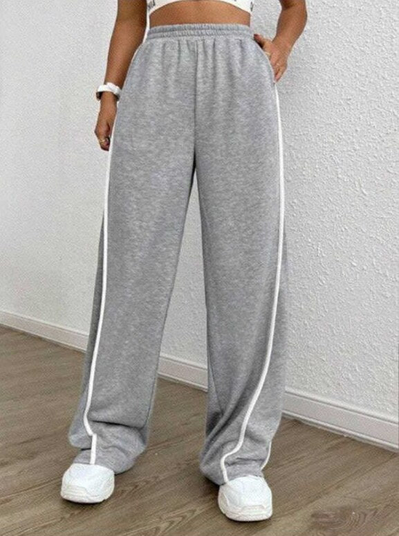 Wide Leg Track Pants