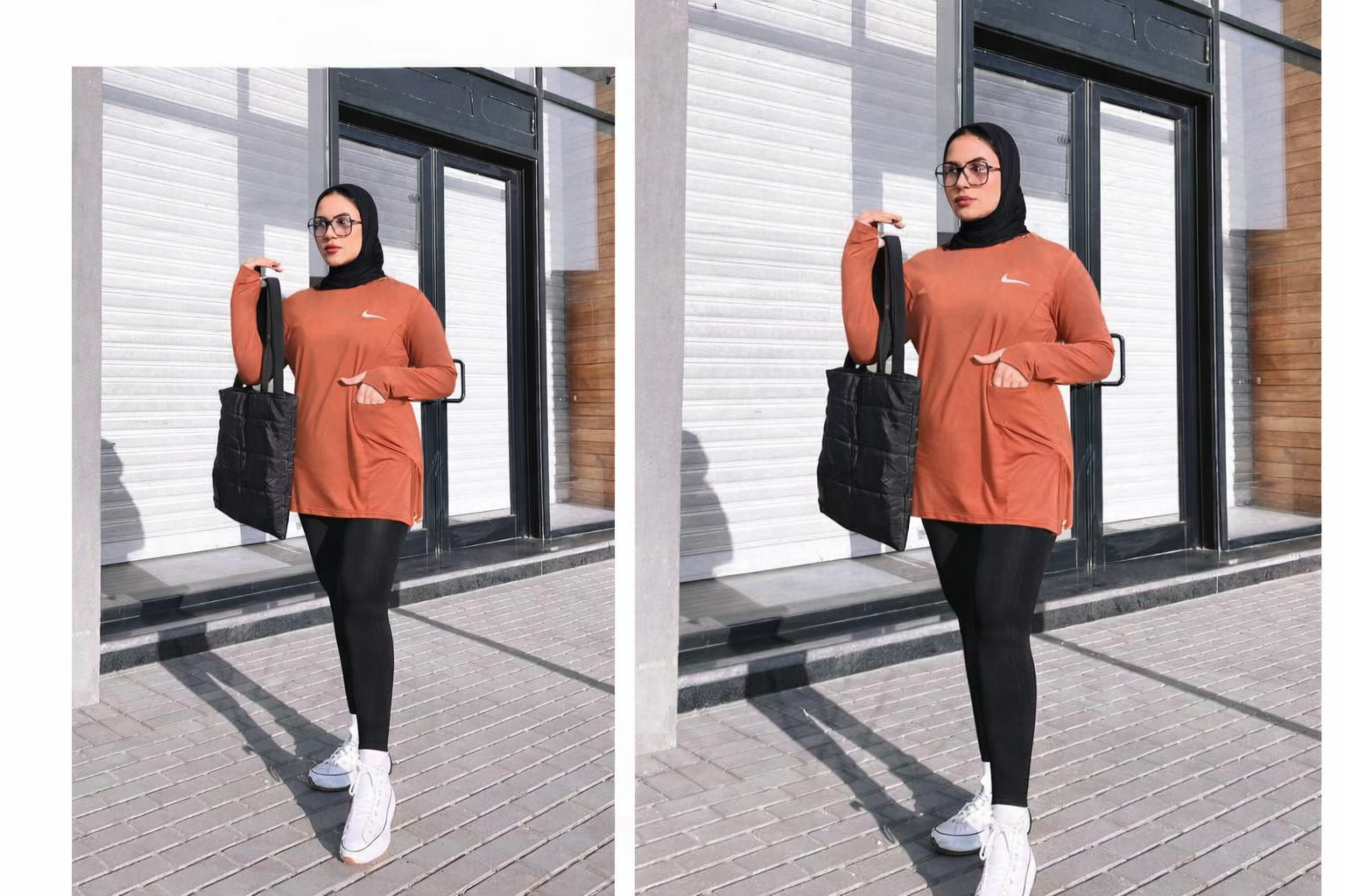 Long Sleeve Dry Fit Sports Top with Side Pockets – 4 Colors