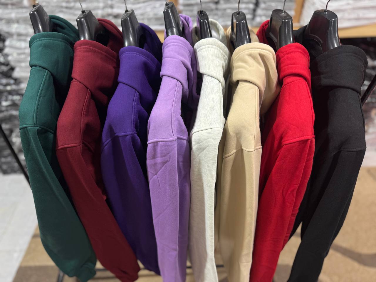 هودي ساده قطن تقيل – Basic Winter Hoodie