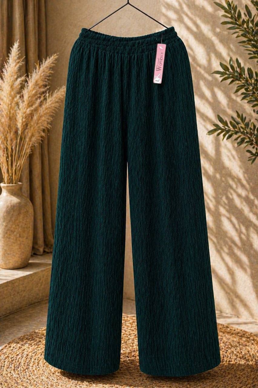 Crinkle Wide Leg Pants – Comfy Everyday Fit
