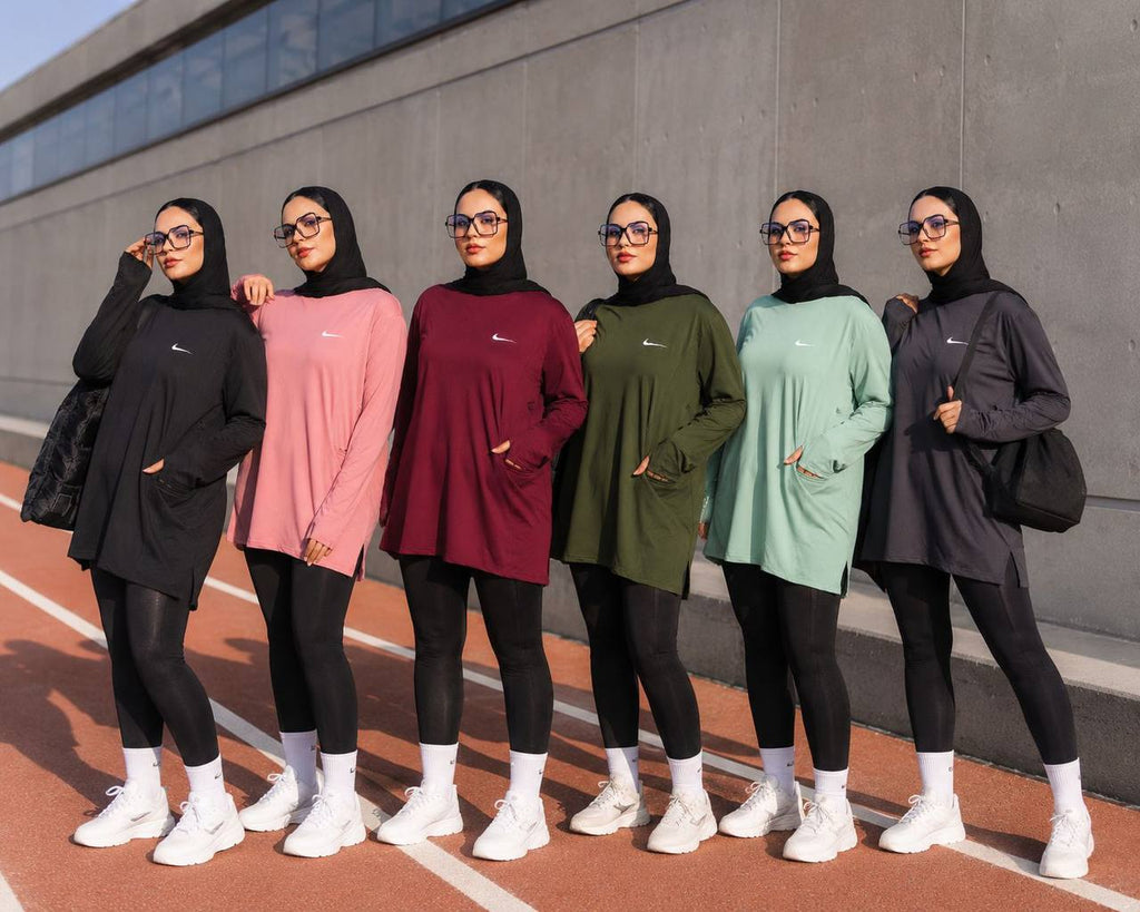Long Sleeve Dry Fit Sports Top with Side Pockets